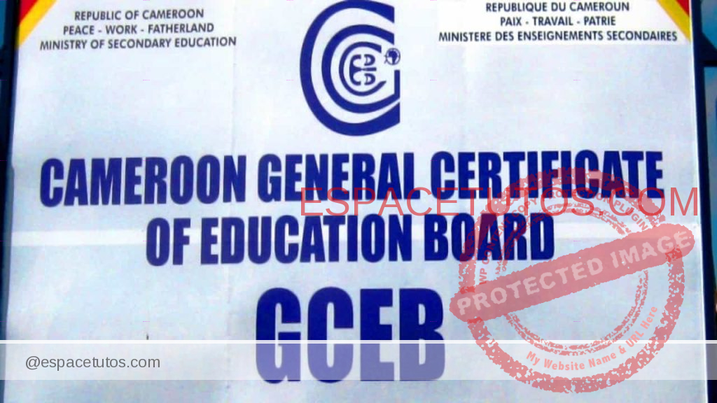 Cameroon GCE 2022 Registration date
