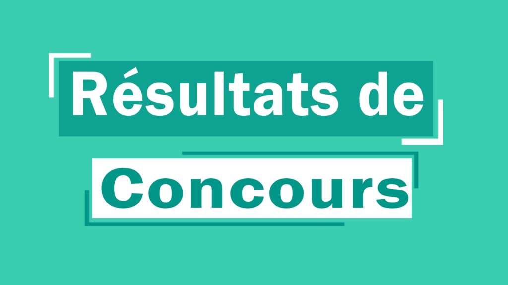 resultats de concours