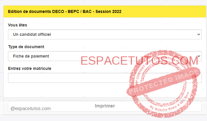 Retrait des convocations EPS BAC 2022 Côte d’Ivoire sur men-deco.org