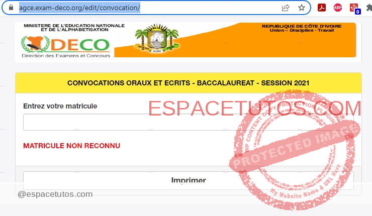 Comment imprimer les convocations et listings du Bac 2023 en Côte d'Ivoire CI ?