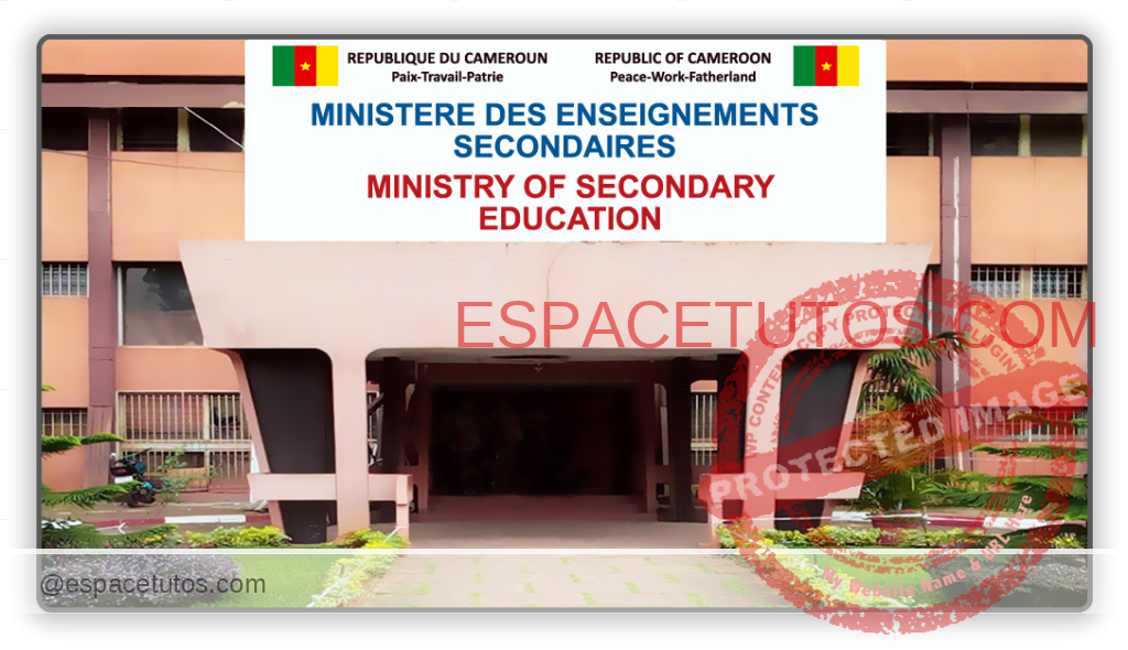 Calendrier des Examens du MINESEC Session 2023 du BAC, Probatoire, BEPC et CAP au Cameroun