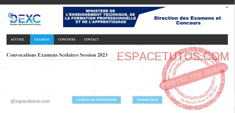 DEXC-CI : Procédure Pour Imprimer la Convocation de l'examen Scolaire session 2023 en Cote d'ivoire